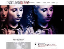 Tablet Screenshot of distilledminds.com